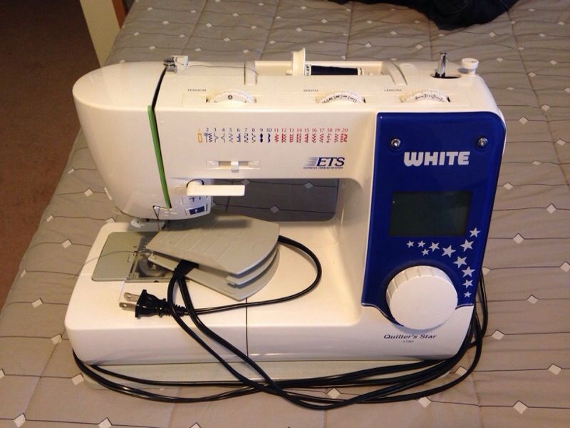 White quilters Star with ETS -Model 1780 sewing machine