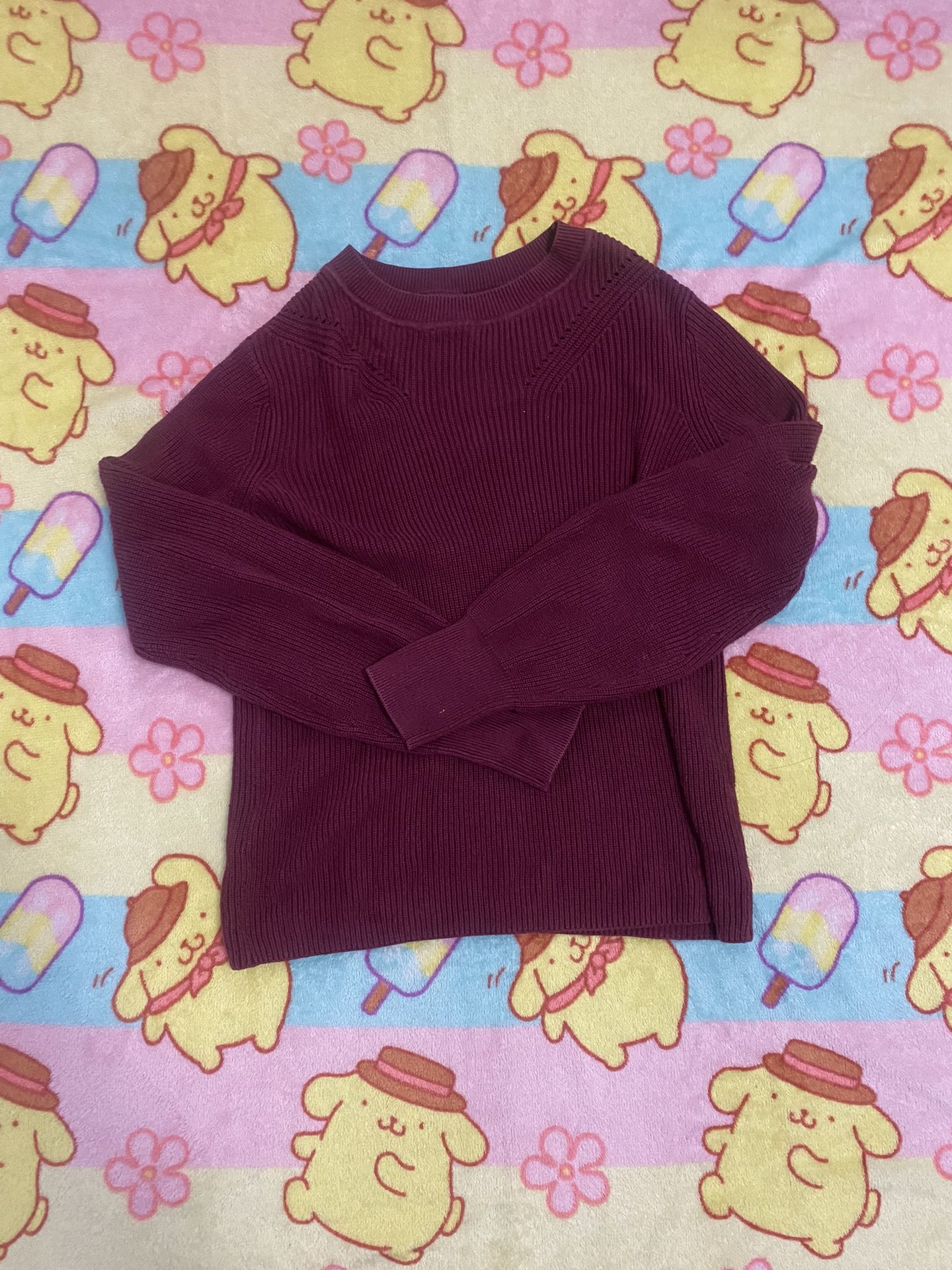 Burgundy Banana Republic Sweater