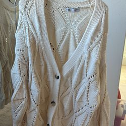 Zara Knit Cardigan Sweater - Size Medium