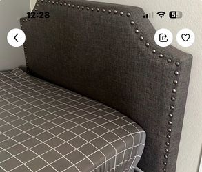 Twin Headboard And Metal Frame
