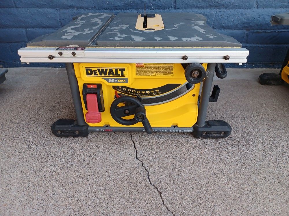 TABLE SAW DEWALT FLEX VOLT TOOL ONLY