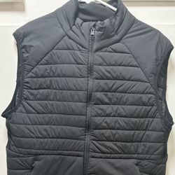 Kenneth Cole Black Quilted Vest