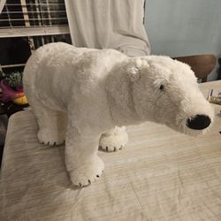 Large Plush Polar Bear