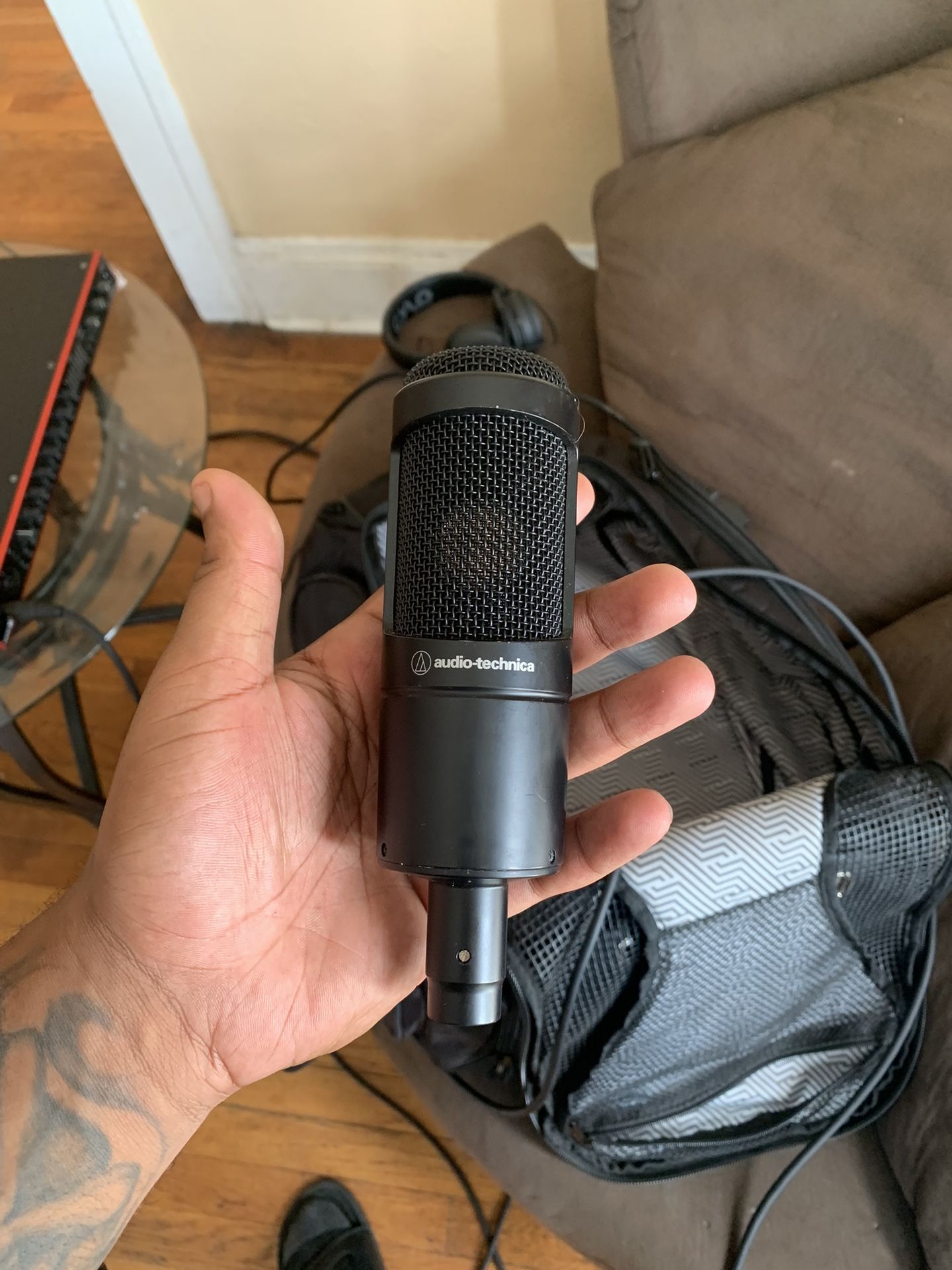 Studio Microphone And Mic Stand !