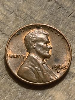 1968-D DD Penny (Circulated) Ungraded