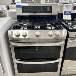 LG 30inch. Double-Oven 5-Burner Gas Range