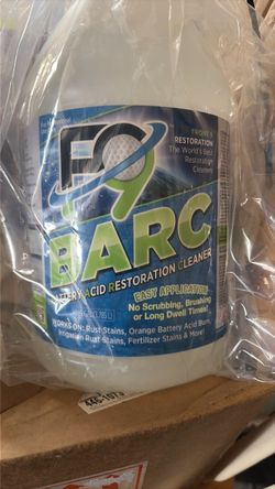 3 Gallons of F9 BARC Battery Acid Restoration Cleaner