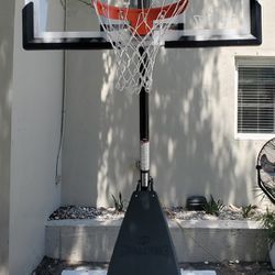 Spalding Ultimate Hybrid Portable Basketball Hoop