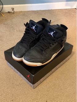 Air Jordan 4 Retro Laser Black Gum Size 11.5 – Black/Gum – Used