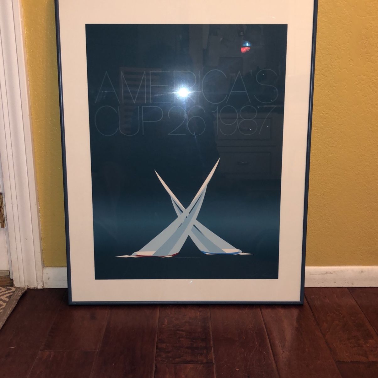 Americas Cup Sailing Print (picture) 1987