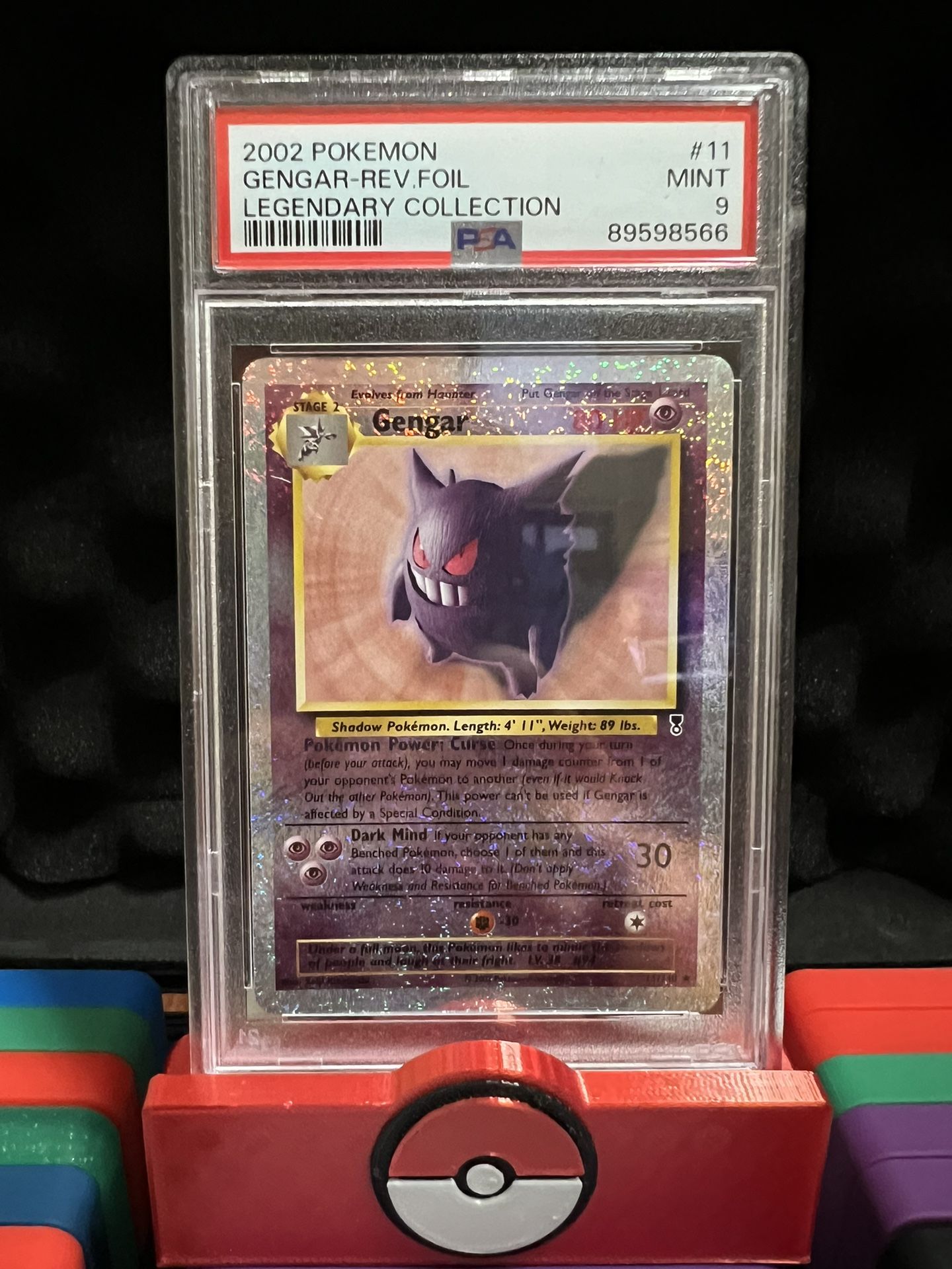 Pokemon PSA 9 Legendary Collection Reverse Holo Gengar #11