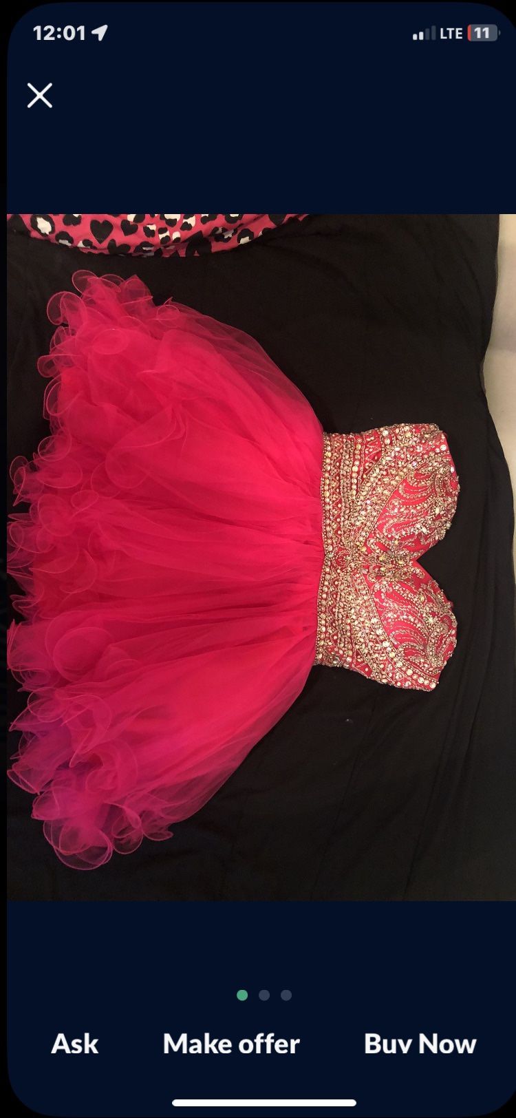 Beautiful Hot Pink Formal Or Party Dress