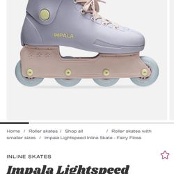 Impala Roller Blades Size 8