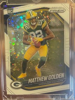 2025 Prizm Matthew Golden White Disco Rookie Card