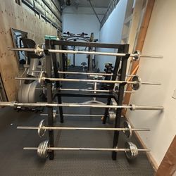 Maxicam Barbell Set With Rack