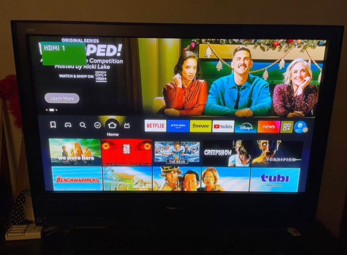 Panasonic 40” tv with mounting bracket