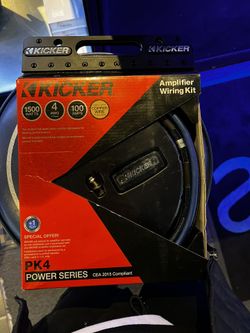 Kicker Amplifier Wiring Kit