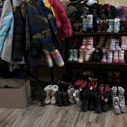 Snow /winter jackets, pants-bib gloves boots kids size-adult sizes only brand new start $20 and up