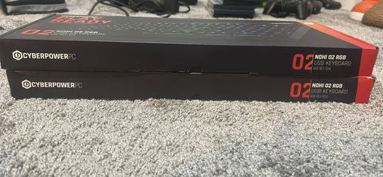 CyberPowerPC NOHI 02 RGB USB Keyboard (x2)