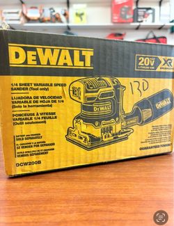 Dewalt new sander XR