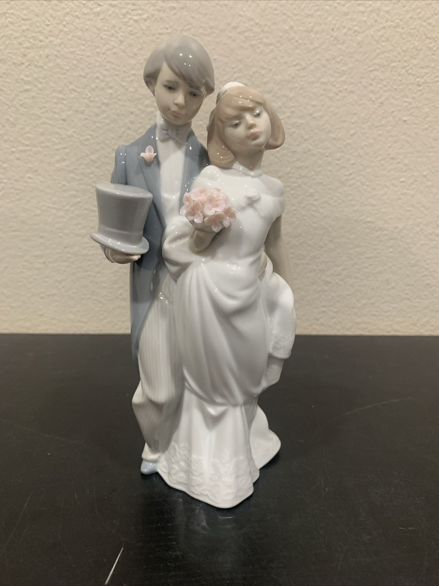 Vintage Lladro Wedding Bells 06164 Figurine With Box Excellent Condition