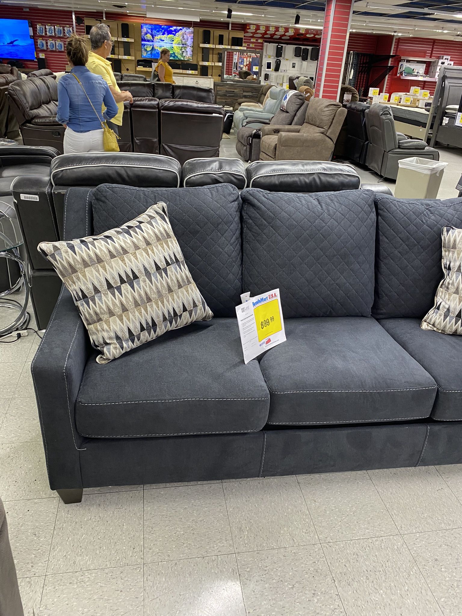 Three cushion Sofa bed