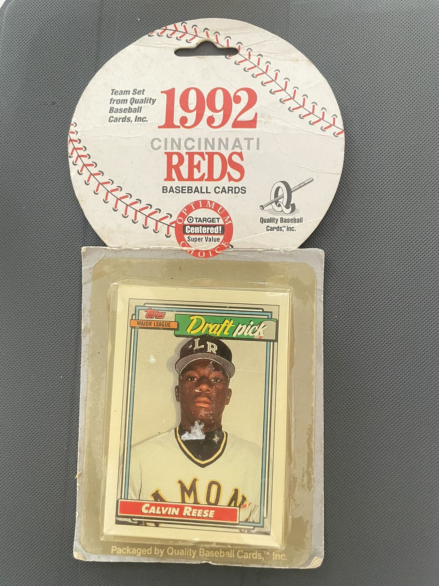Unopened Pack Of Cincinnati reds Cards 1992