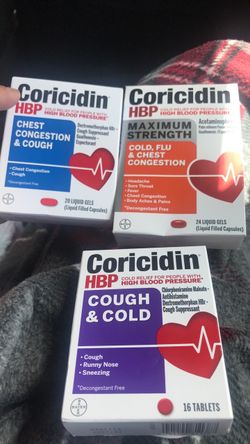 Coricidin cold relief