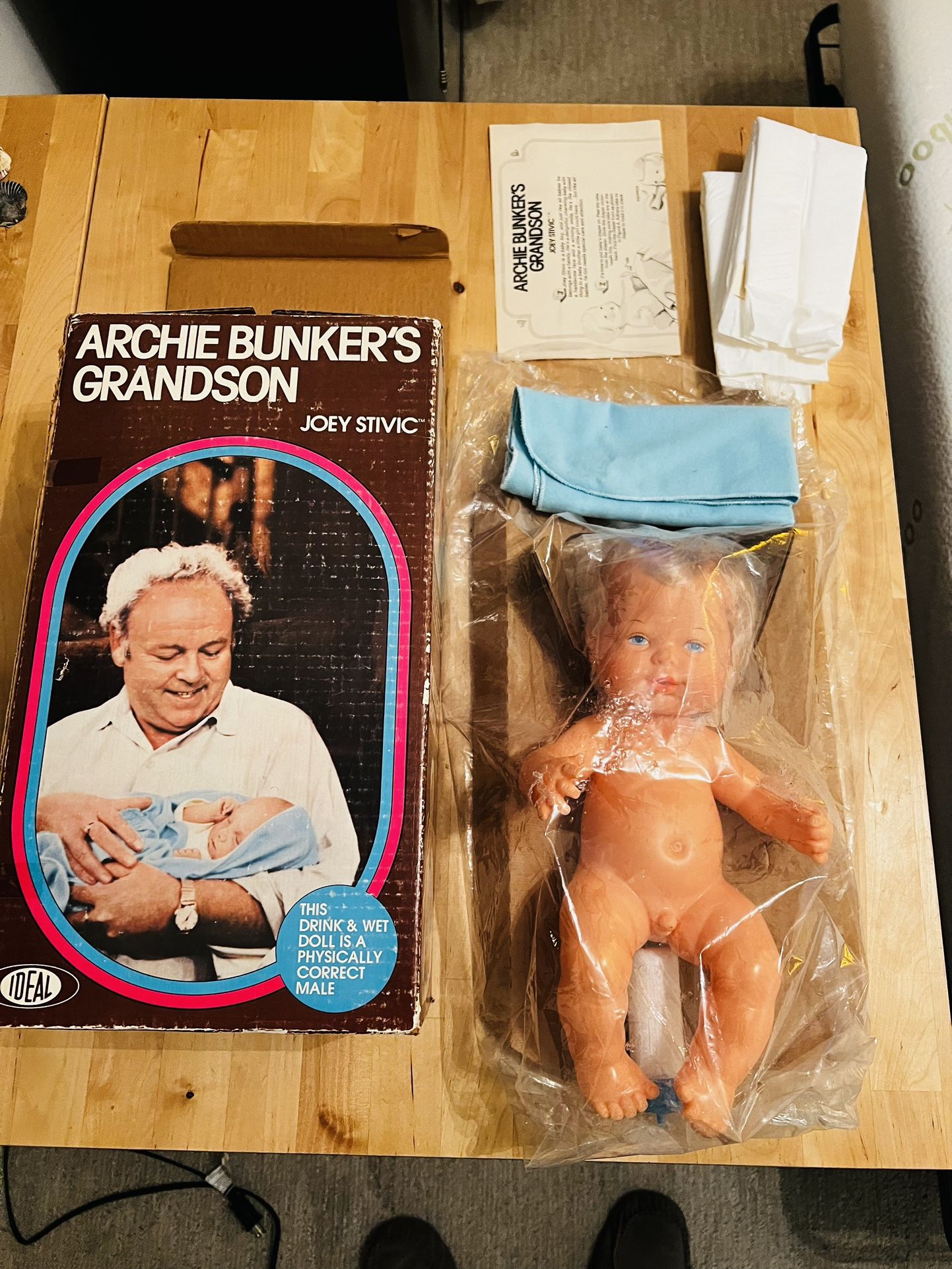 Vintage Archie Bunker’s Grandson Joey Stivic Anatomical Doll With Box