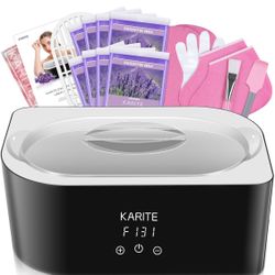 Paraffin Wax Machine for Hand and Feet - Karite Paraffin Wax Bath 4000ml Paraffin Wax Warmer Moisturizing Kit Auto-time and Keep Warm Paraffin Hand Wa