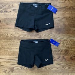 Mizuno volleyball shorts - New w/tags. Size adult med and sm. $20 ea. 