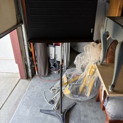 2 vintage music stands