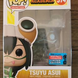 Funko My Hero Academia Pop! Animation Camouflage Tsuyu Asui Vinyl Figure 2021 Fall Convention Exclusive