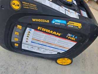 Firman WH03348 Dual Fuel Inverter Generator