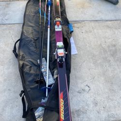 Salomon Skis With Boots