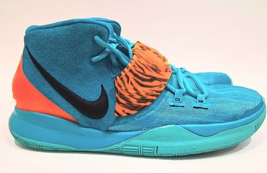 Nike Kyrie 6 Oracle Aqua Basketball Shoes Size 7Y Reconditioned