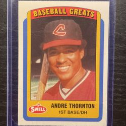 1990 Swell Baseball Greats Andre Thornton Baseball Card #47