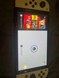 White Nintendo switch