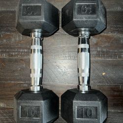 10 Pound Dumbbells $30