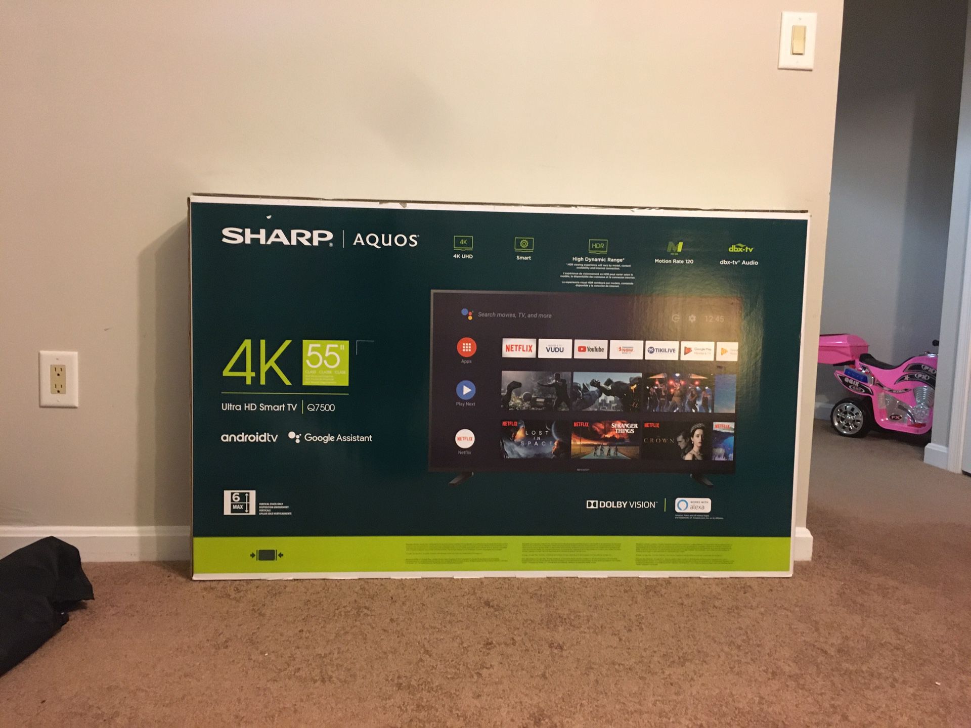 Brand New 4k 55" Smart Tv