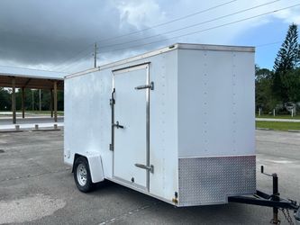 6x12 Enclosed Trailer W/ Ramp Door