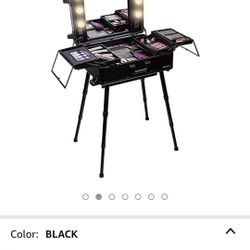 SHANY Studio ToGo Wheeled Trolley Makeup Case & Organizer With Light