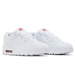 Nike Air Max 90 'White Light Crimson'