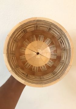 Hand crafted segment bowl