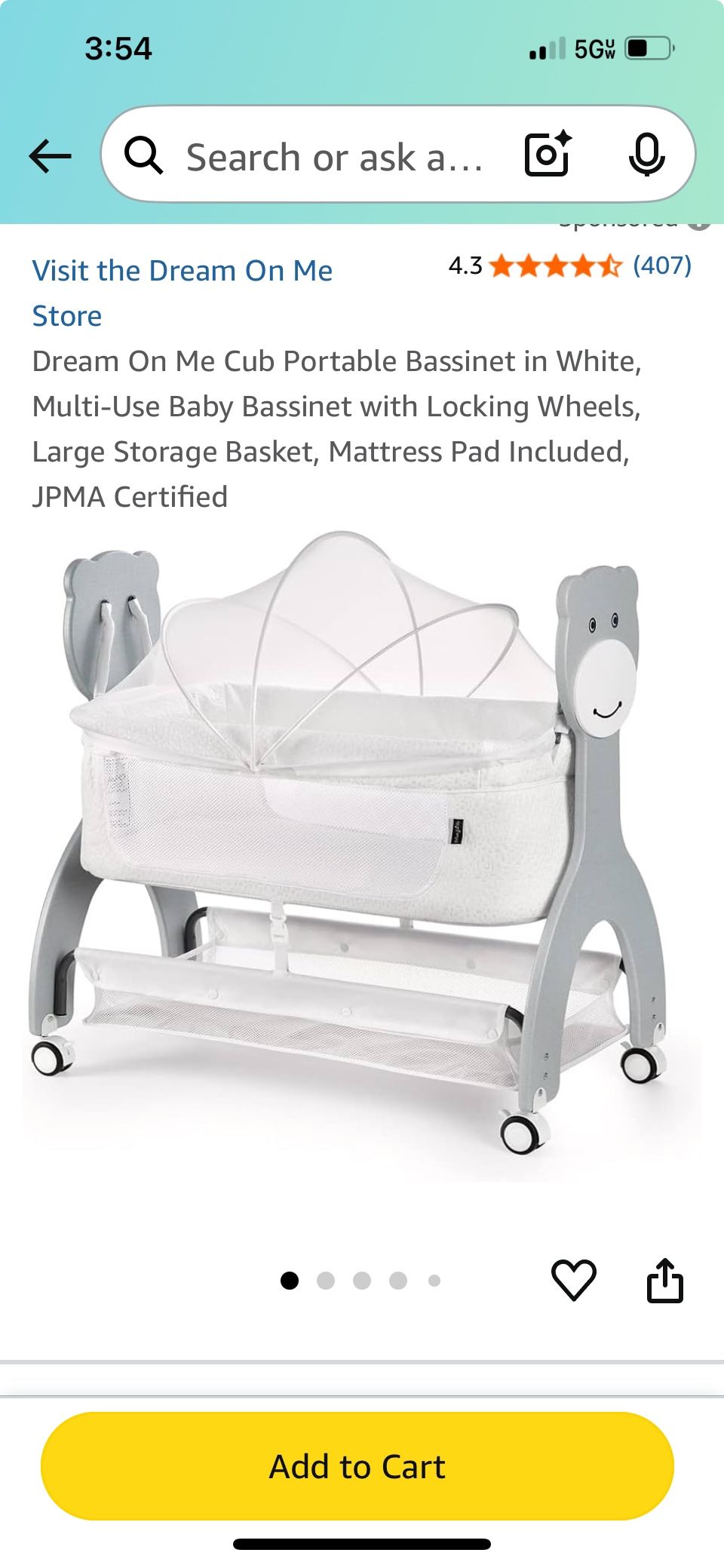Very Adorable Bassinet