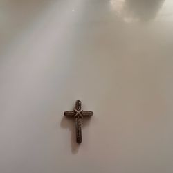 925 Silver Diamond Cross