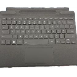 Microsoft Surface Pro Keyboard for Surface Pro Copilot+ (11th Edition), Pro 9 and 8 with Pen Storage, Alcantara Material, Platinum