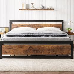 Bed Frame with Headboard Style 🛏️ Brand New in Box