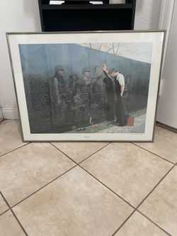 Framed “Reflections” memorial print