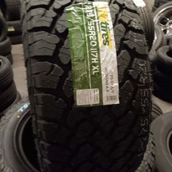 4 New Tires 275/55/20 TBB AT Tires